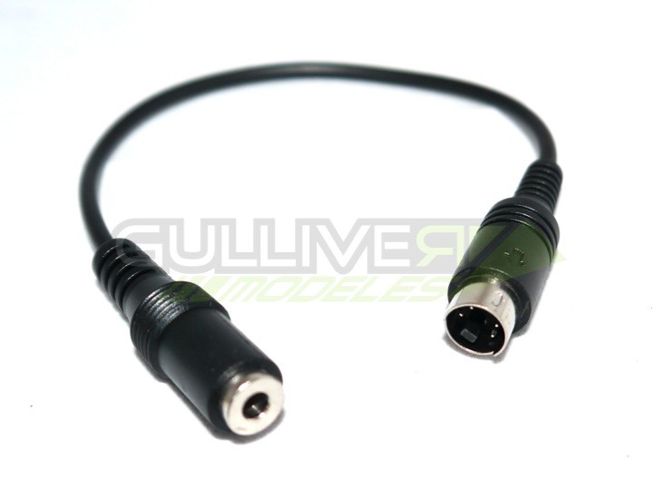 Adaptateur pour radio wfly esky storm (miniDIN4) pour simulateur aerosimrc