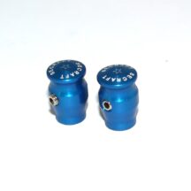 Capuchon anodisé BLEU pour interrupteur radio (moyen)