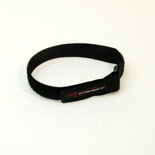 Collier velcro avec anneau d'ajustage Secraft 350mm livrés par 2