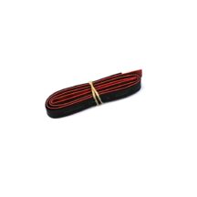 Tube thermo noir et rouge 8mm de diam. 2x50cm