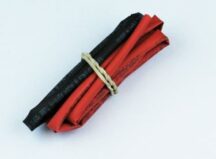 Tube thermo noir et rouge 3mm de diam. 2x50cm