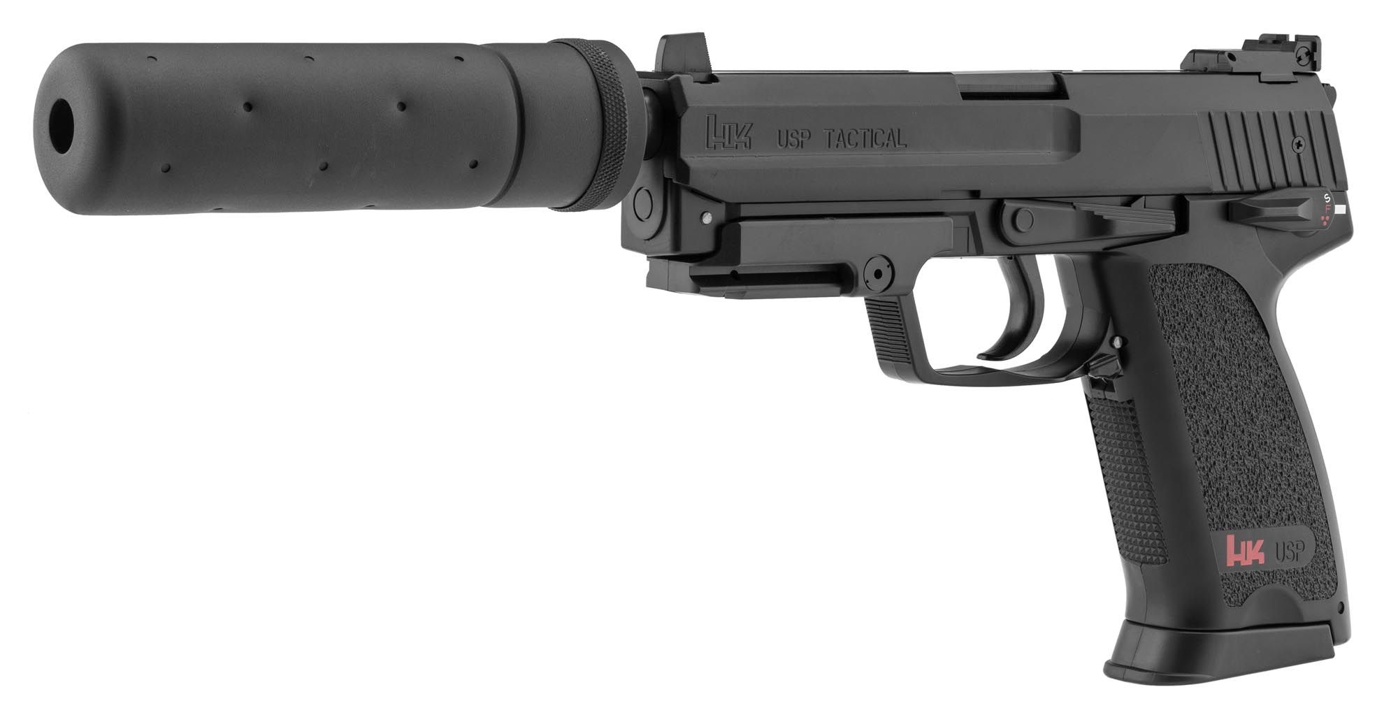 Réplique pistolet H&K USP Tactical avec silencieux