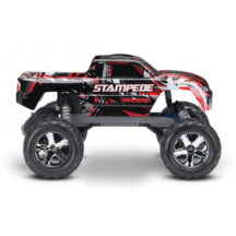 Stampede 4x2 Rouge avec batterie et chargeur 12v Traxxas #TRX36054-1X-R
