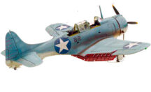 Maquette de SBD-4 Dauntless 1/48 #ACCU-S119530312