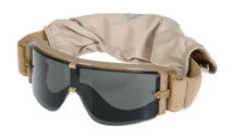 Masque de protection anti-buée tan 3 verres #DEL-AC12372T