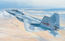 Maquette d'avion F22 raptor 1/48 #ITA-I850