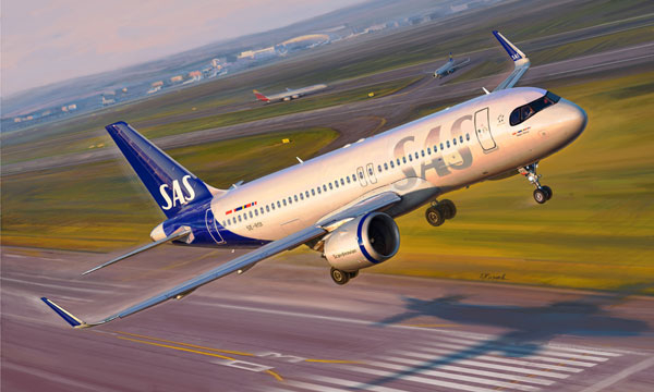 Maquette d'avion Airbus A320 neo