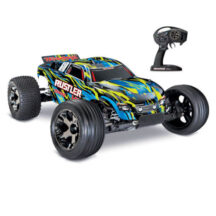 Rustler 4x2 VXL Jaune X sans accu sans chargeur Traxxas #TRX37076-4-YLW