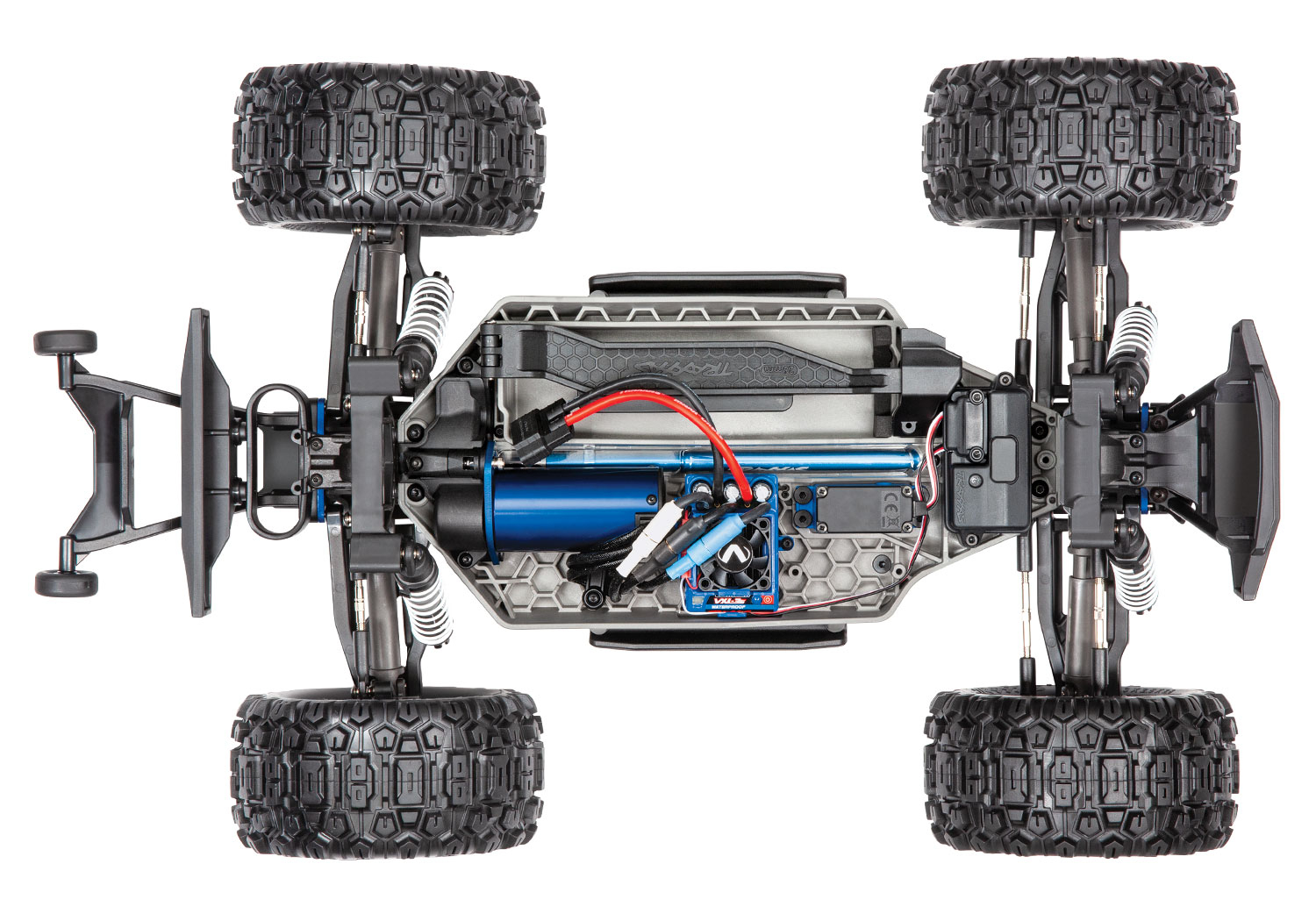 Traxxas HOSS 4x4 VXL Rouge #TRX90076-4-SRED – Image 4