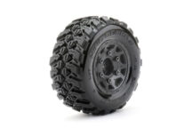 Pneus Extreme SC King Cobra sur jantes TRX Slash avant noires (2) #JET-JK3102CBTRX2