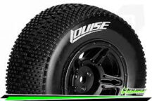 Louise RC - SC-TURBO - Jeu de pneus courte course 1-10 - Montés - Souples - Roues noires - Hex 12mm - SLASH 2WD arrière - SLASH 4X4 F/R - L-T3147SBTR #LOU-T3147SBTR