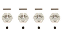 T422572G Carré de roues alu gris 12mm (4p) 1/10